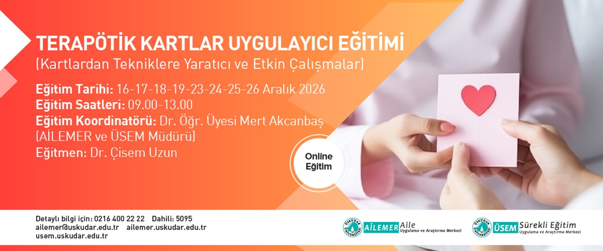 Terapötik Kartlar Eğitimi Terapötik Kartlar Eğitimi