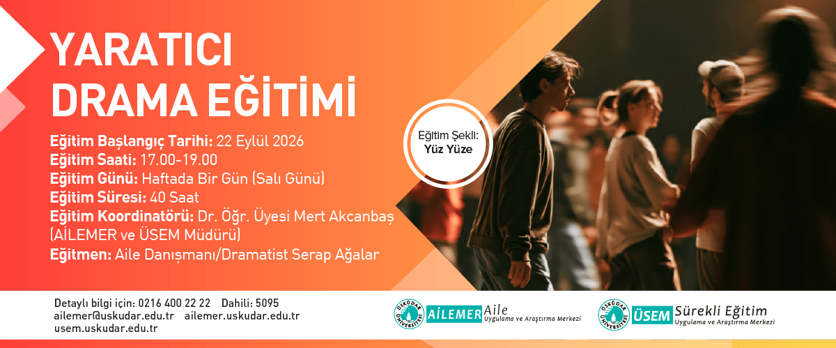 Yaratıcı Drama Eğitimi Yaratıcı Drama Eğitimi